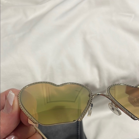 Michael Kors Gold Heart Sunglasses - Picture 5 of 13